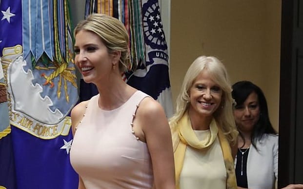 Ivanka Trump hosted the listening session with military spouses in the Roosevelt Room at the White House
