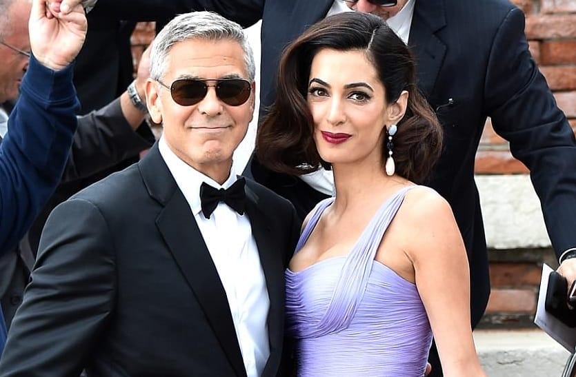 George Clooney, Amal Clooney at the Suburbicon premiere