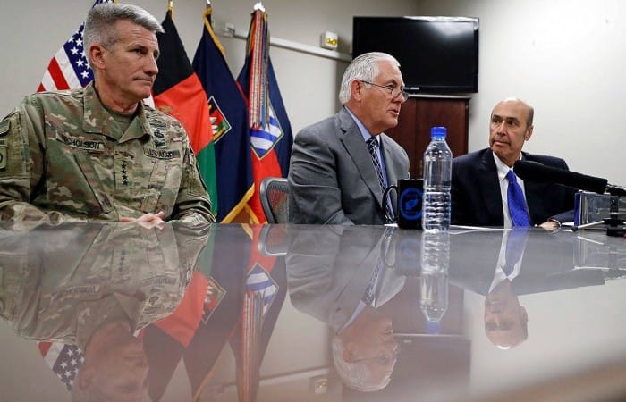 Rex Tillerson makes unannounced side visits to Afghanistan, Iraq