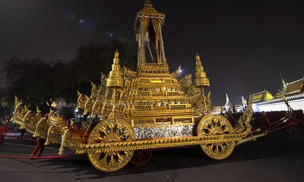 Thai king funeral: crowds gather to farewell ‘father of the nation’