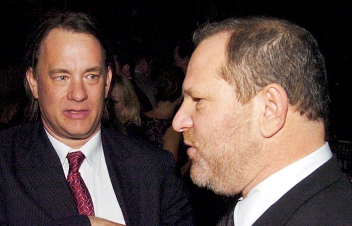 Tom Hanks says no way back for Harvey Weinstein