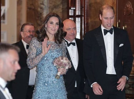 Kate Middleton, Prince William join stars at glittering Royal Variety Performance show