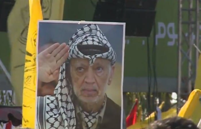 Palestinians mark anniversary of Yassir Arafat’s death in Gaza