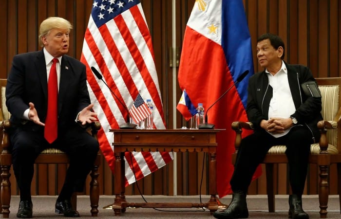 Trump hails ‘great relationship’ with Philippines’ Duterte
