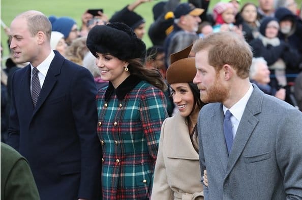 Meghan Markle, Prince Harry join Queen, Wiliam and Kate at Church