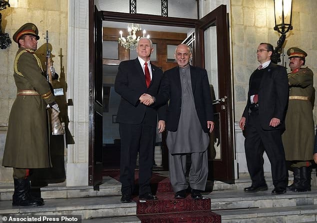 VP Pence makes surprise visit to Afghanistan for war meetings