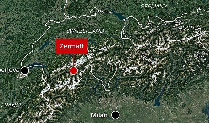 Switzerland: Tourists airlifted out of Swiss ski resort of Zermatt
