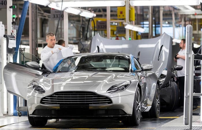 Aston Martin had a record sales year in 2017