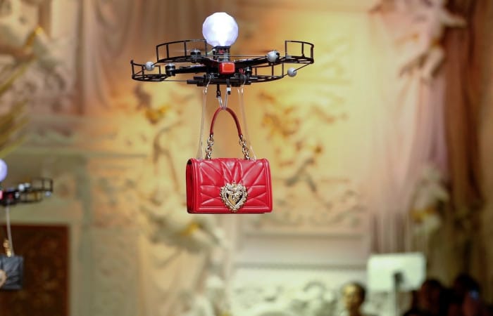 Milan Fashion Week: Dolce & Gabbana is using drones to model its handbags