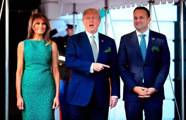 Melania Trump added twist to St Patrick’s Day style with green dress