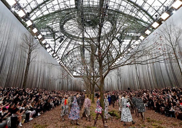 Chanel’s enchanted forest show: Fashion critics hailed the set a success