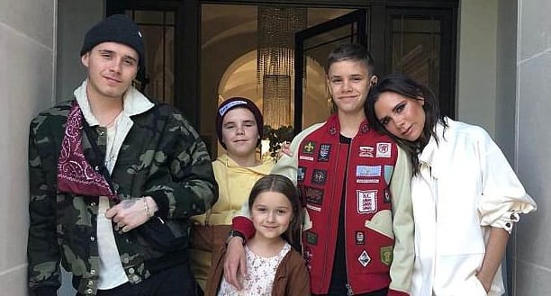 Victoria Beckham celebrates her 44th birthday with her kids in California