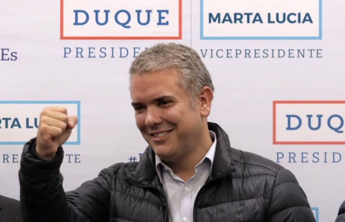 Colombia’s president-elect Ivan Duque intends to ‘unite country’