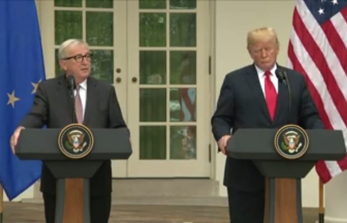 US, EU agree to work towards lower trade barriers