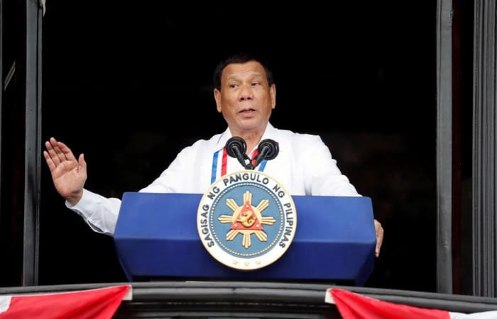 Philippines president Rodrigo Duterte says he will step down if someone can prove God exists