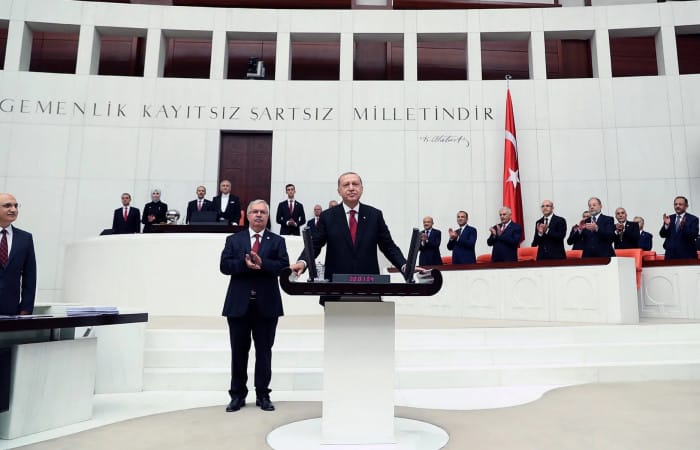 Erdogan sworn in as Turkey’s president with vast new powers