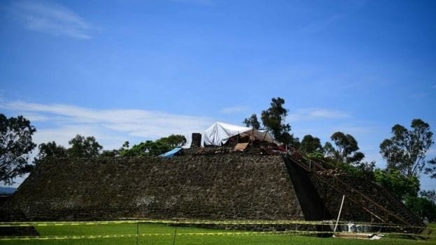 Mexico earthquake leads to discovery of ancient Aztec temple