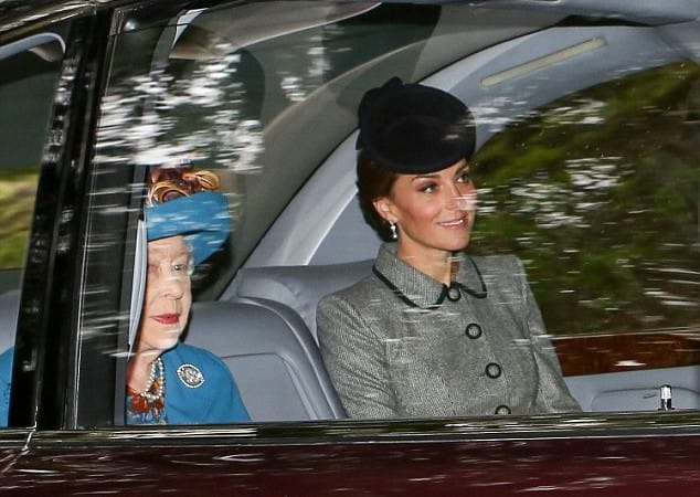 Duke, Duchess of Cambridge join the Queen as the royal family attend church at Balmoral