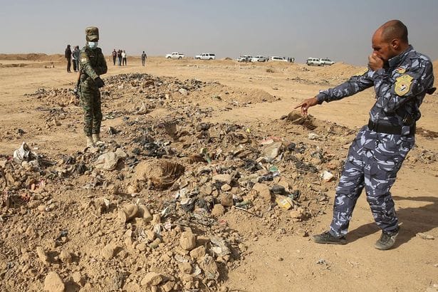 UN discovered 202 mass graves of Isis victims in Iraq