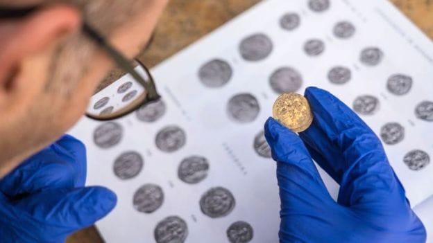 Science: Rare gold coins found in Israeli city of Caesarea