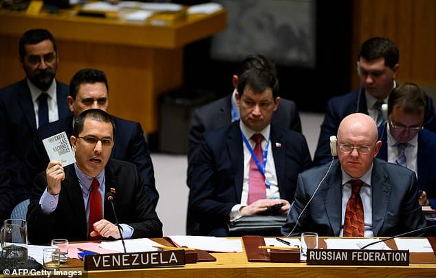 Russia blames ‘shameless and aggressive’ US for crisis in Venezuela