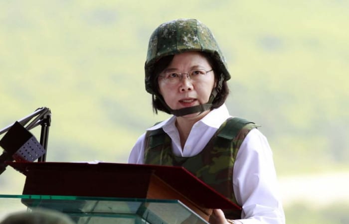 Taiwan president calls for support to defend democracy