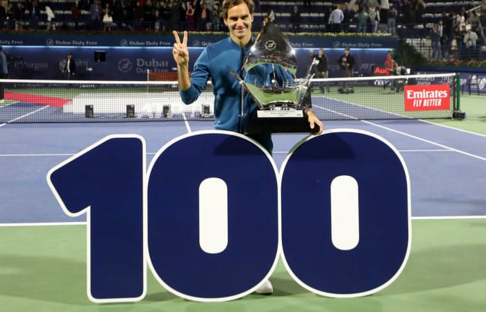 Tennis: Roger Federer reaches 100-title landmark
