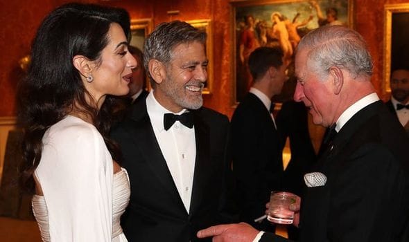 Amal Clooney charms Prince Charles at dinner at Buckingham Palace