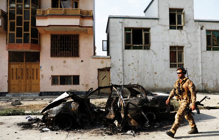 Kabul attack: Afghan vice-presidential candidate injured as blast kills 20