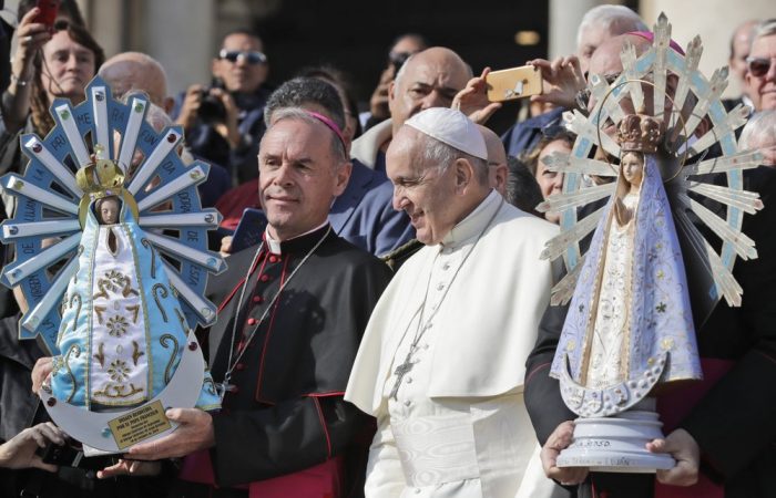 Madonna statue returned by Britons to Argentina at Vatican