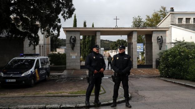 Spain begins exhumation of dictator Franco’s remains
