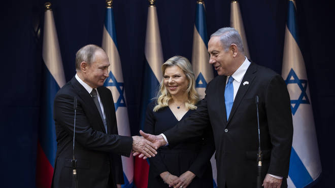 Vladimir Putin stresses Soviet death toll at Holocaust event in Israel