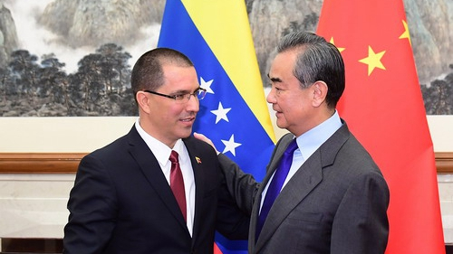 China always backs peaceful settlement of Venezuela issue