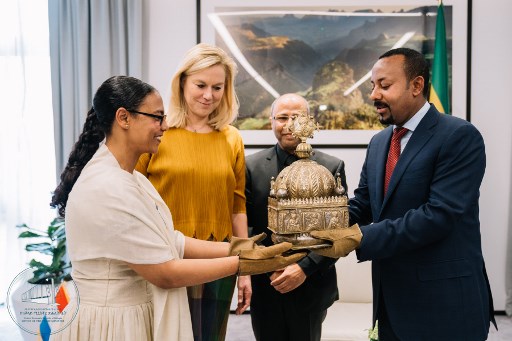 Ethiopia receives stolen crown taken to the Netherlands after two decades