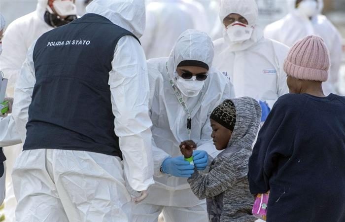 Migrants rescued at sea to be allowed off Italy’s quarantine ferry