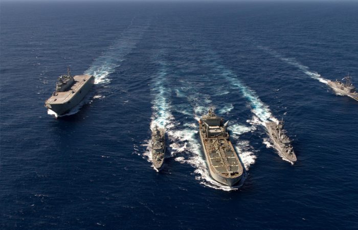 Australia joins India, US and Japan in Indian Ocean military drills