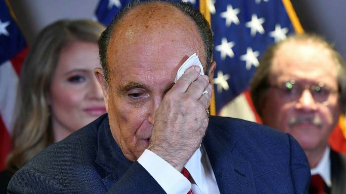 Rudy Giuliani in hospital with COVID-19