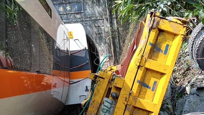Train derailment in Taiwan kills at least 36