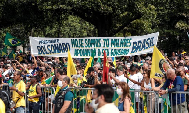 Brazilians take to streets to demand removal of Jair Bolsonaro
