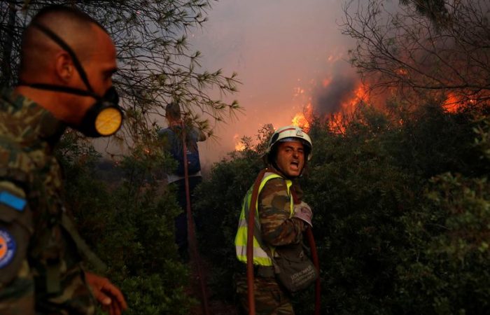 Nothing left after wildfires engulf Greece’s Evia island