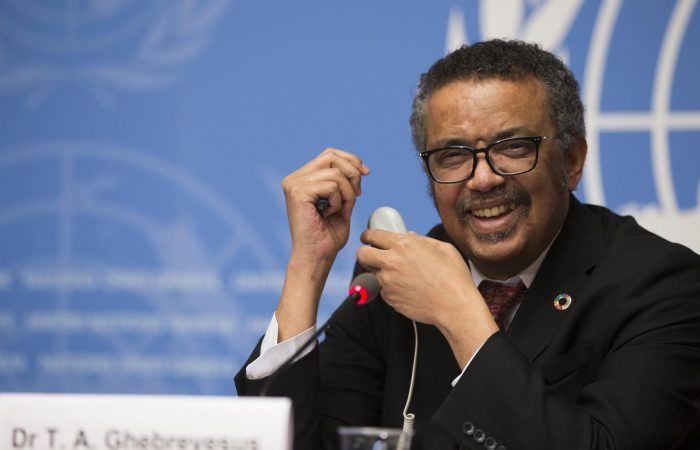 WHO Director-General Tedros unopposed for second term