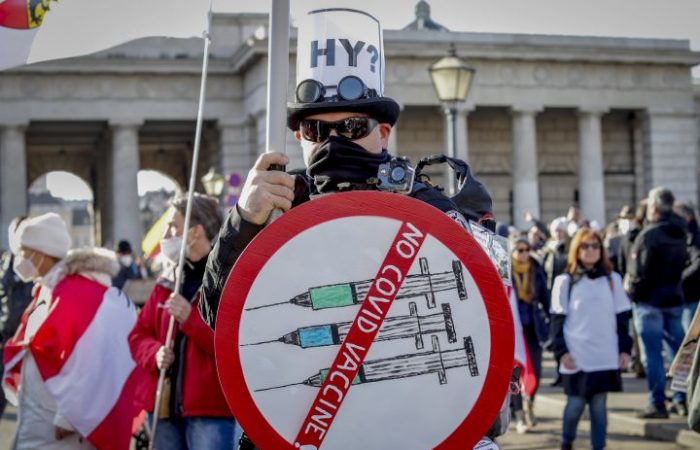 Thousands protest ahead of Austria’s COVID-19 lockdown