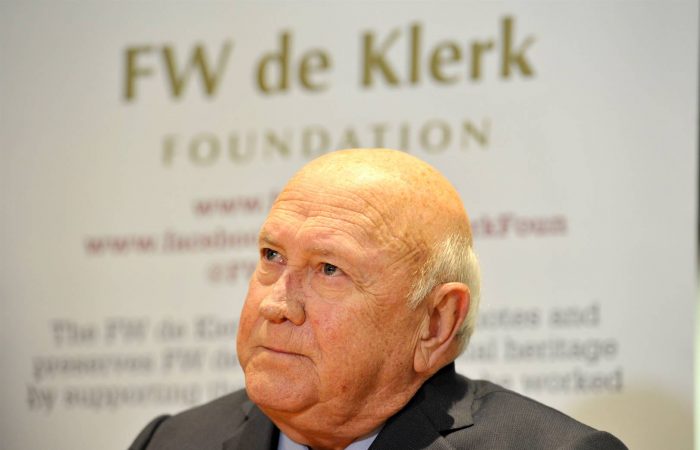 Frederik de Klerk, former South African leader, dies aged 85