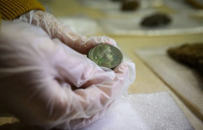Archaeologists discovered Roman coins in Spain