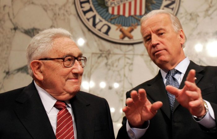 Kissinger declared the right of the United States to change regimes in authoritarian countries