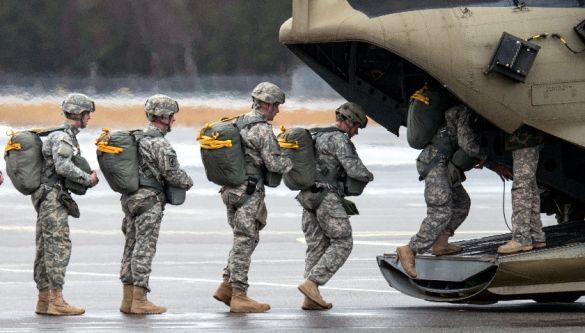 A group of paratroopers of the 82nd brigade of the US Army arrived in Poland