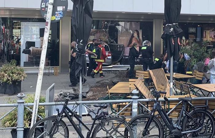 One person killed in a car crash into a crowd in Berlin