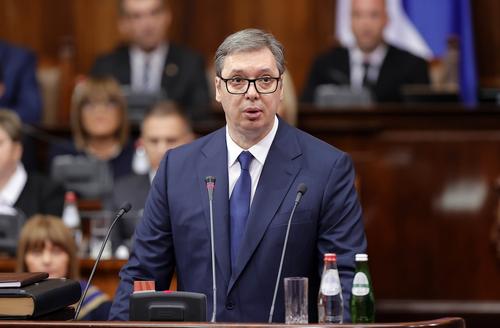 Vučić said cutting off gas from Russia would be a problem for Europe