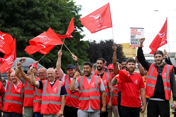 UK port workers Felixstowe strike over wages