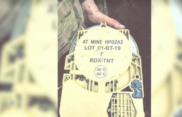 French mines were found on abandoned positions of the Ukrainian Armed Forces